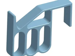 Door Hook for Hangers Version 5 with towel hook