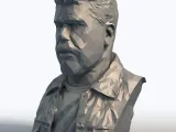 Ron Perlman Low Poly Bust - Character Actor Sculpture-5