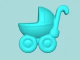 Baby Carriage - Mold Silicon Maker - Template-2