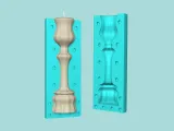Candle Mold A15 - Molding Maker Wick Template-3