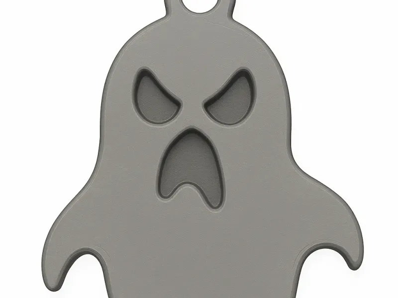 ghost keychain