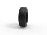 Tractor front tire 4 Scale 1:25-1