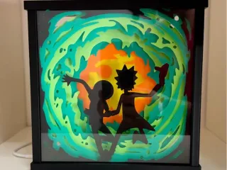 Rick and morty Shadow box 2.0