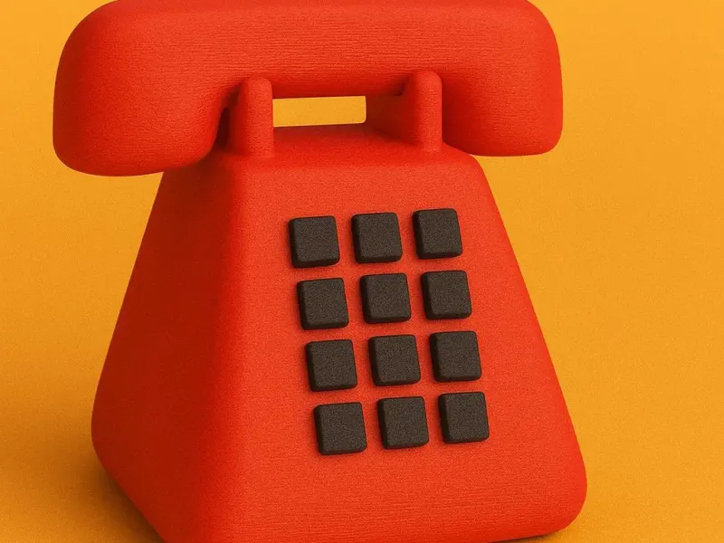 Retro-Telefonfigur