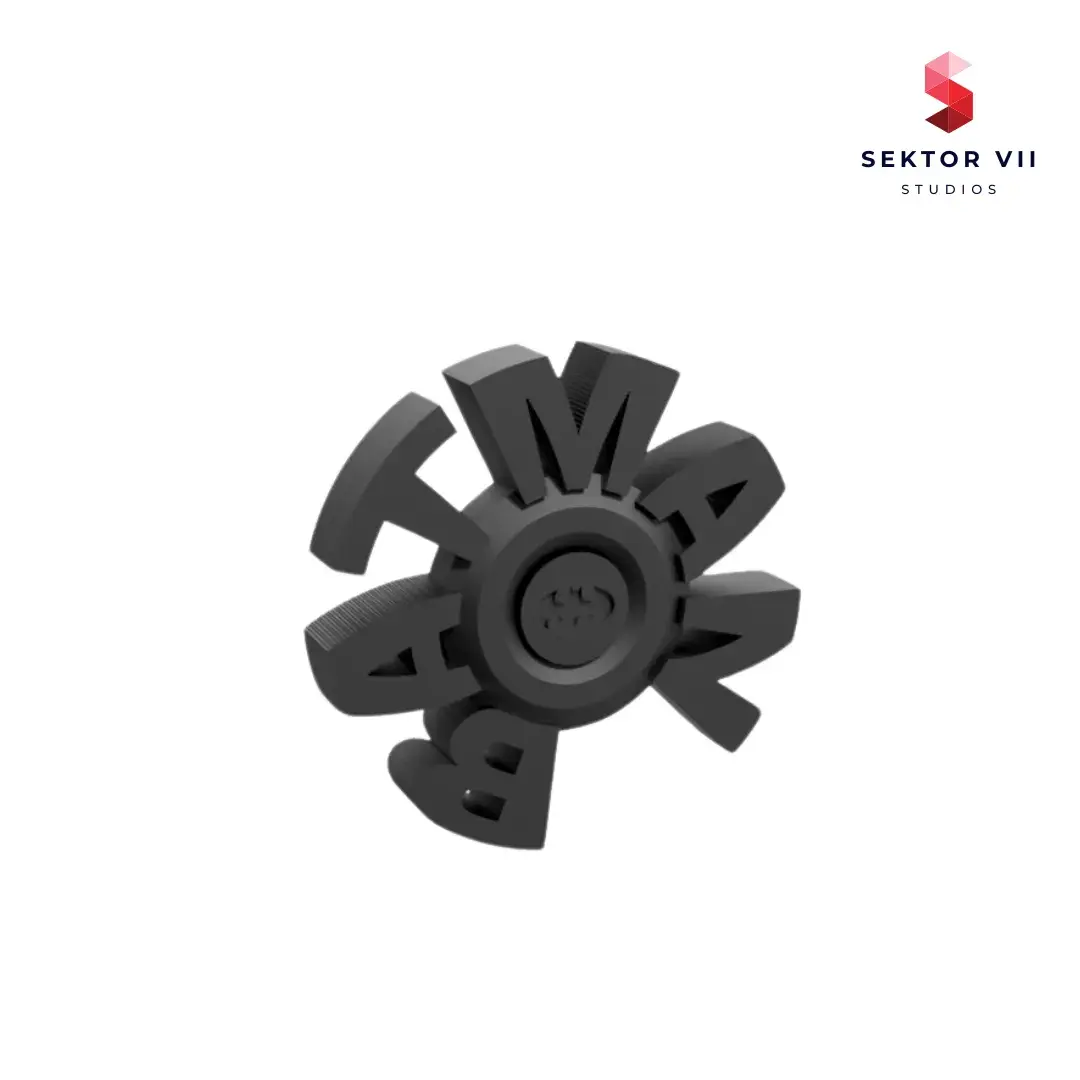 BATMAN FIDGET TOY / SPINNER / PRINT IN PLACE