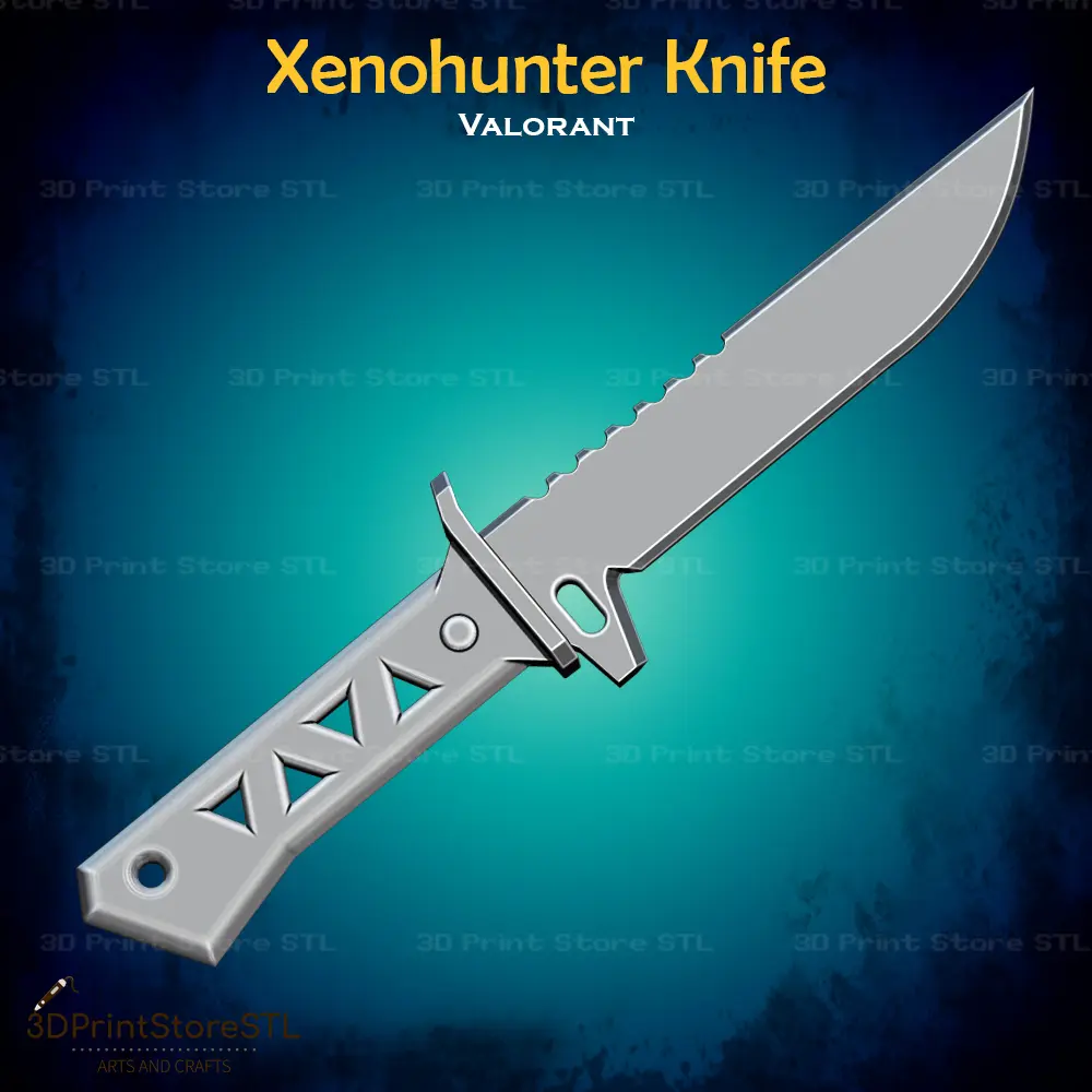 Cuchillo Xenohunter Cosplay Valorant - Archivo STL