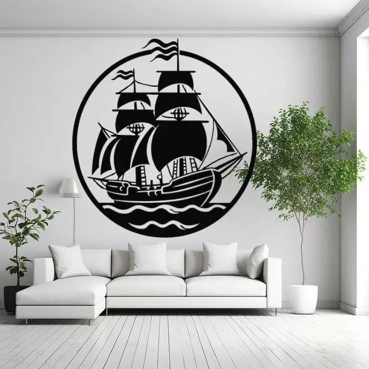 best sail ship wall decor