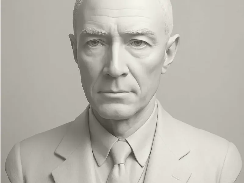 J. Robert Oppenheimer Bust