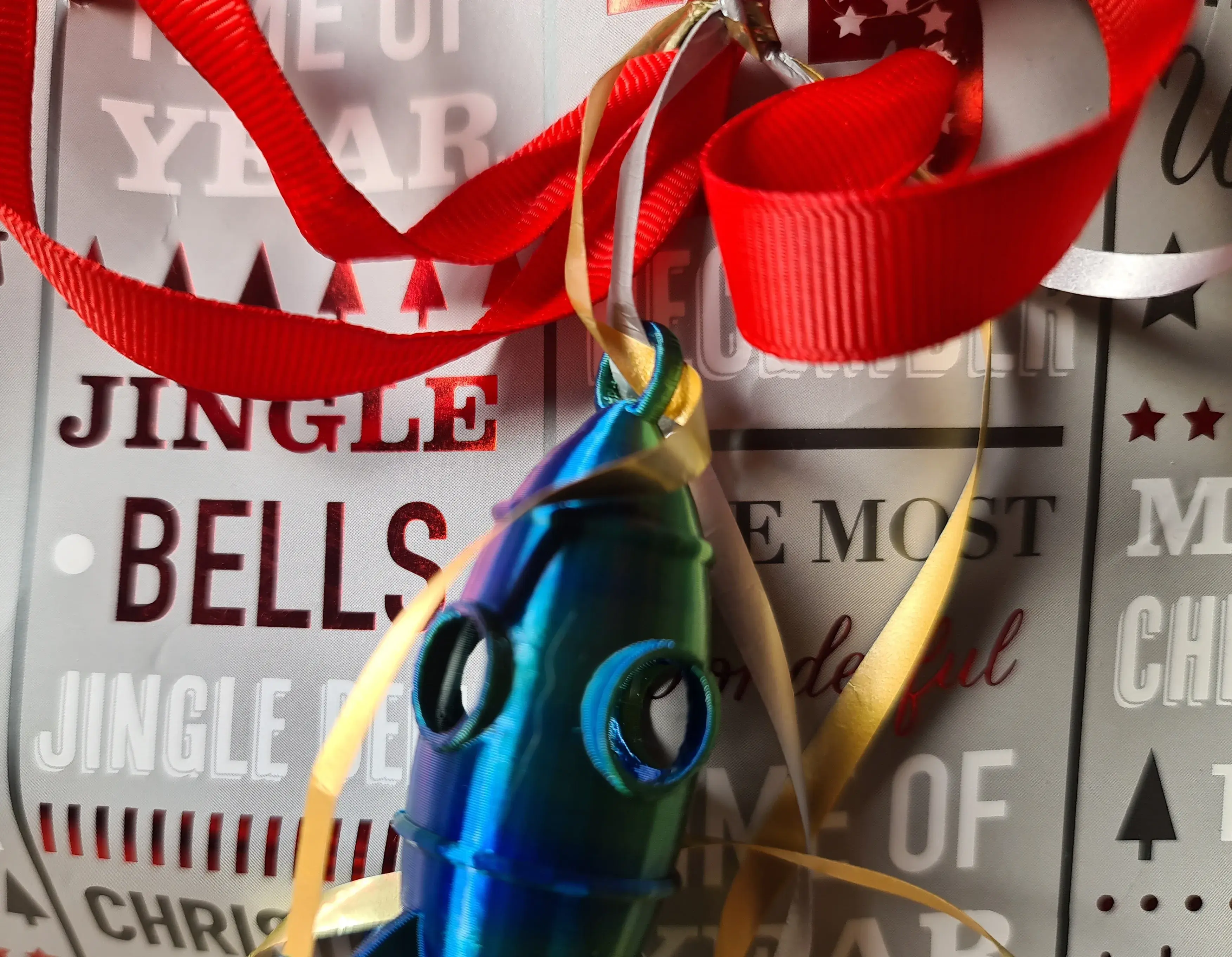 Christmas Rocky Rocket Benchy Calibration & Decoration Gift