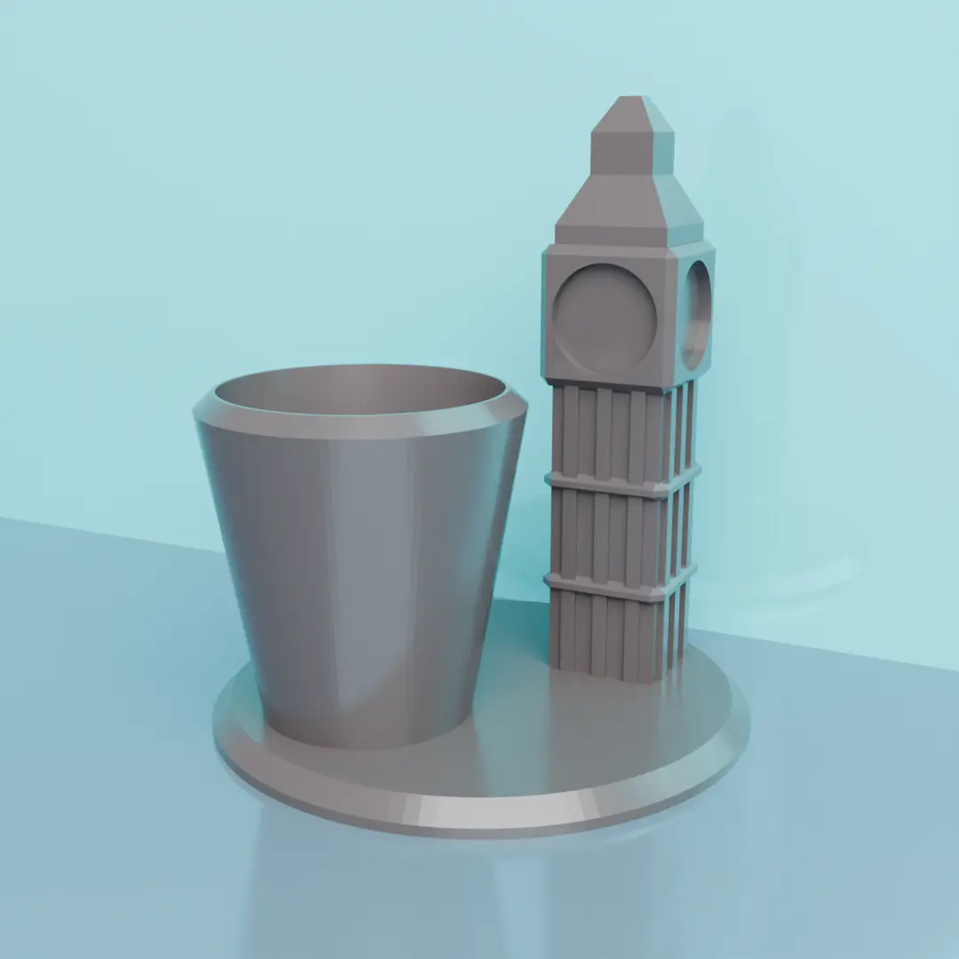 Big Ben desk organizer simple