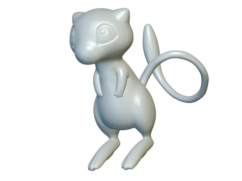 Pokemon Mew #151 - Ready for 3D Printing!