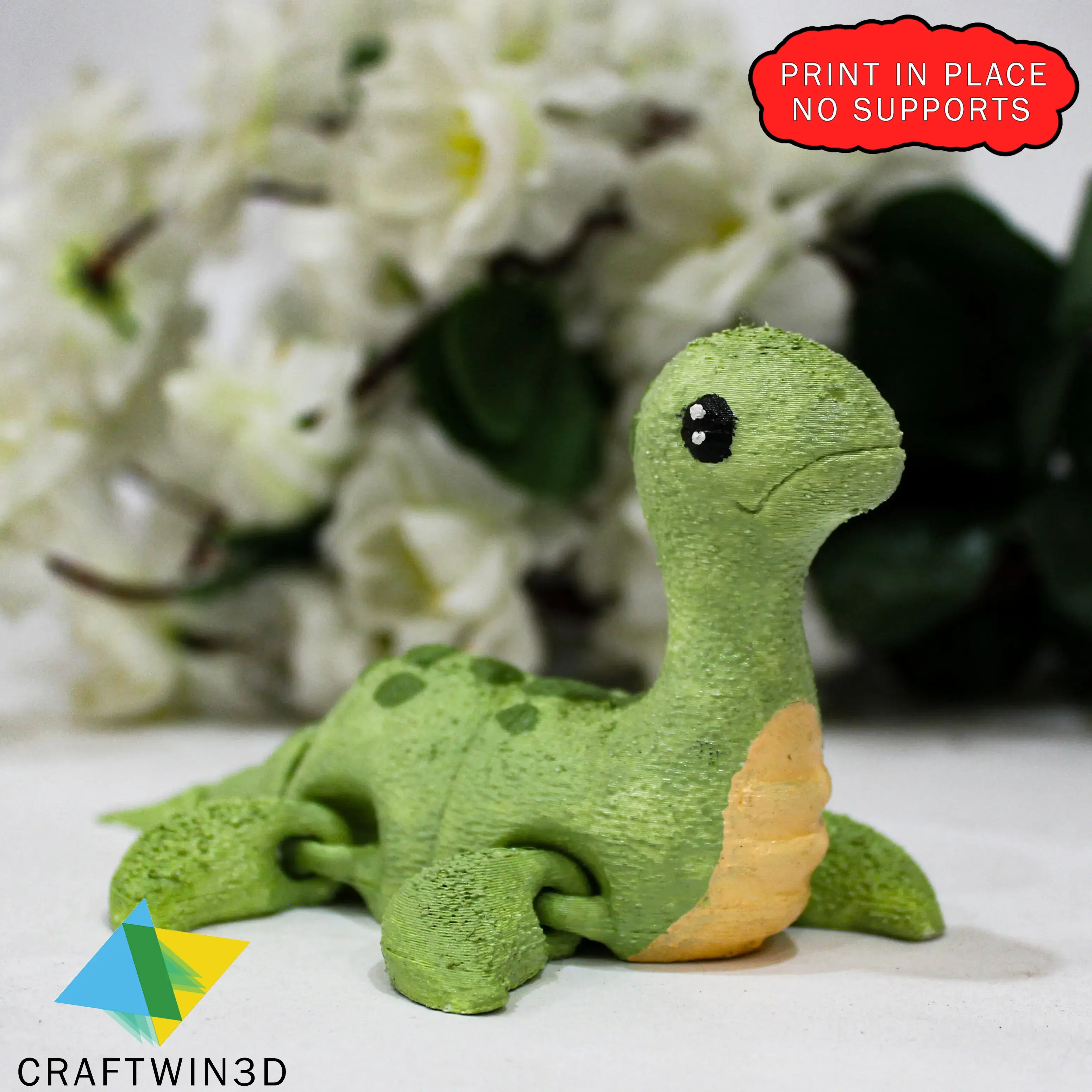 Adorable Nessie 3D Model - No Supports Required!
