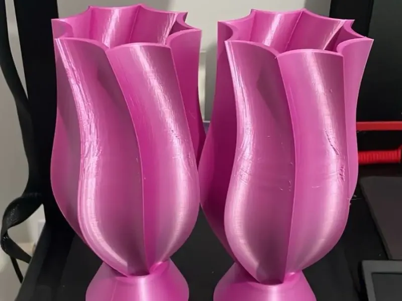 Vaso espiral moderno