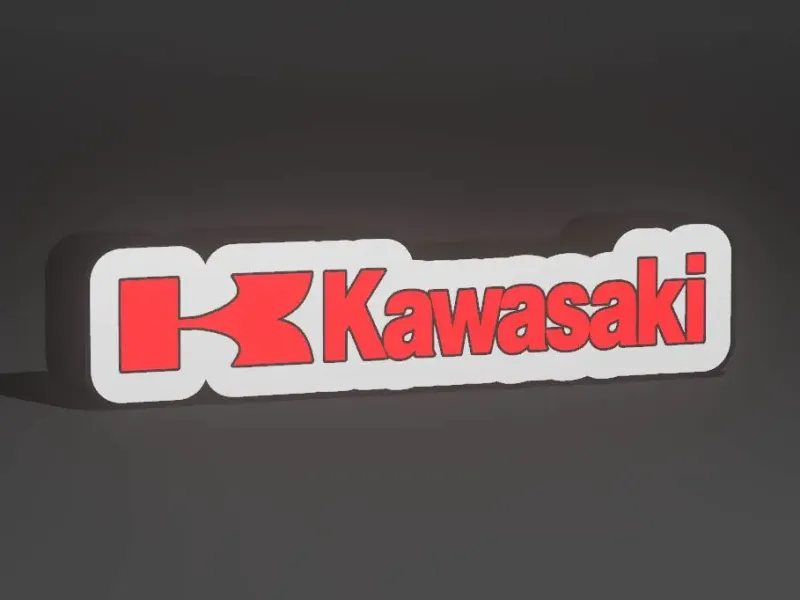 Kawasaki Name Lightbox