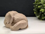 Low Poly Sleeping Elephant-7