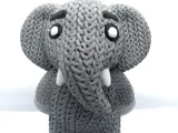 Knitted Elephant (cute)-1
