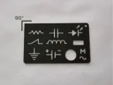 Electronics Schematic Stencil (Credit Card Size)-1