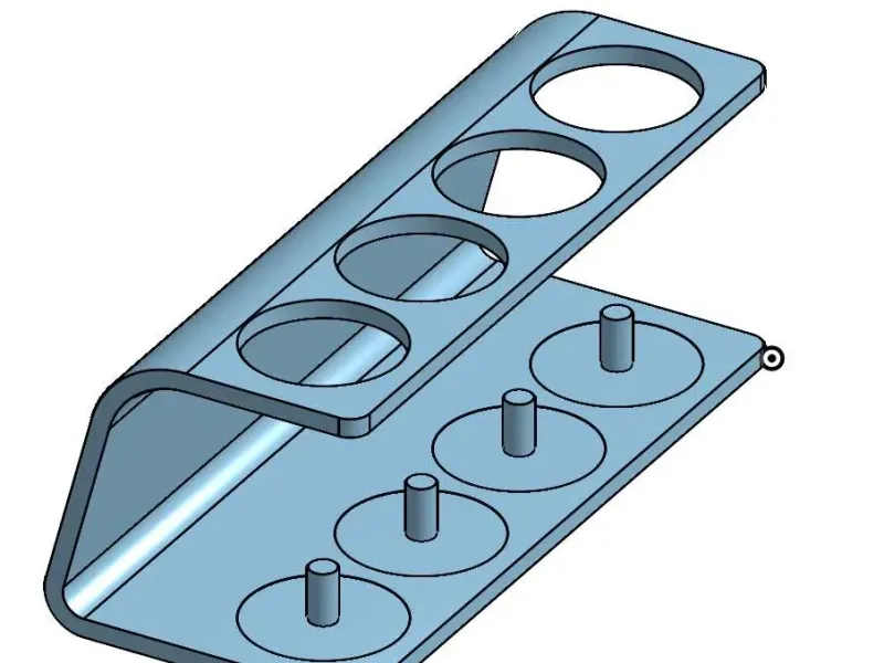 Universal Oral-B toothbrush head rack
