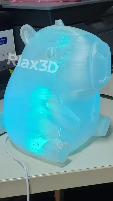 Capybara Lamp – Cute Capybara - 3D Printable Cozy Light