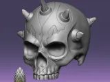 Darth Maul Skull 3d bambu dosyalarıyla dijital indirme-4