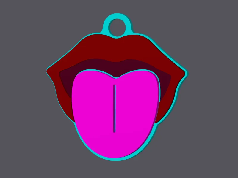 Tongue - Keychain
