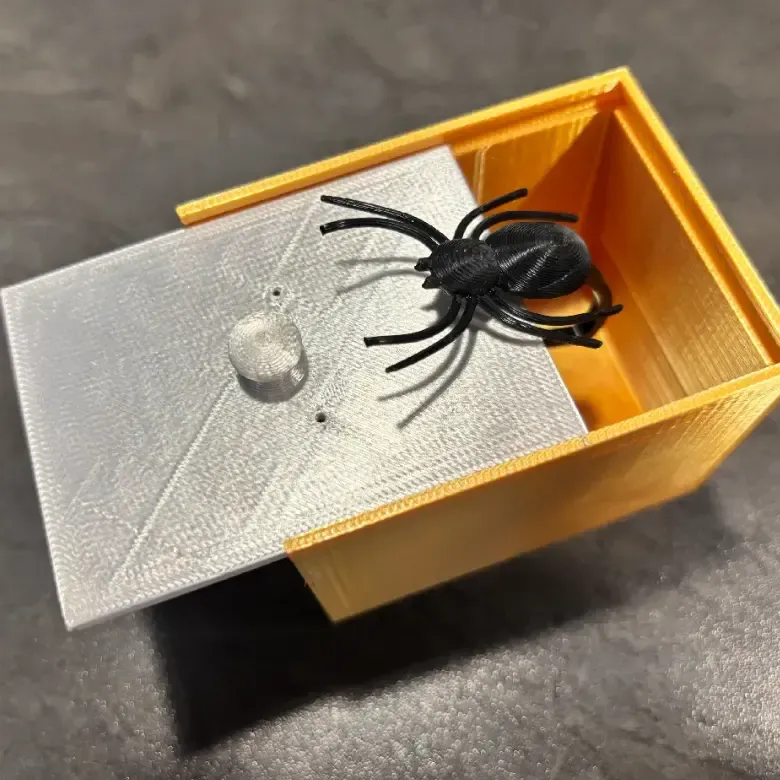 spider box prank