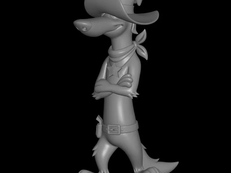 cartoon character Droopy design
