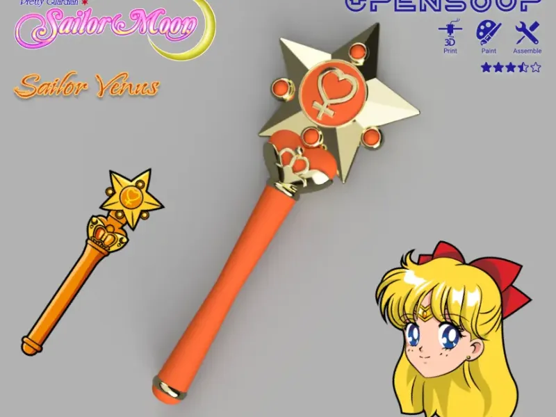 Sailor Venus Verwandlungsstab - Pretty guardian