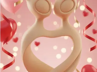 Valentine's Day sculpture 2
