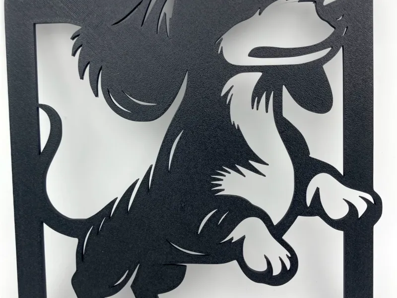 Wall Art Dachshund Saltando