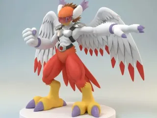 Silphymon Digimon Creature Model