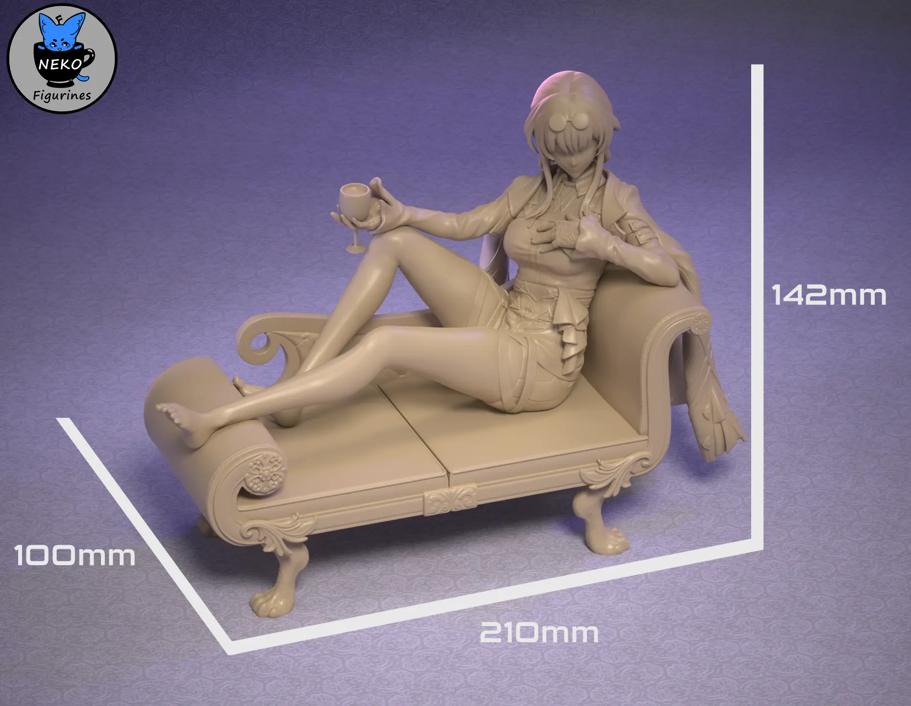 Kafka - Honkai StarRail Spielfigur für den 3D-Druck