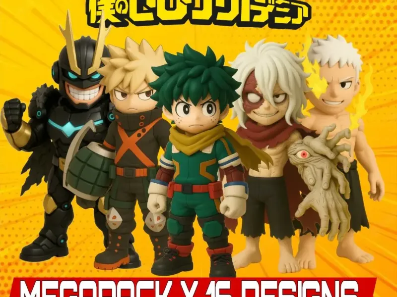 Boku no hero/ My hero Academia Mega Pack x 16 designs