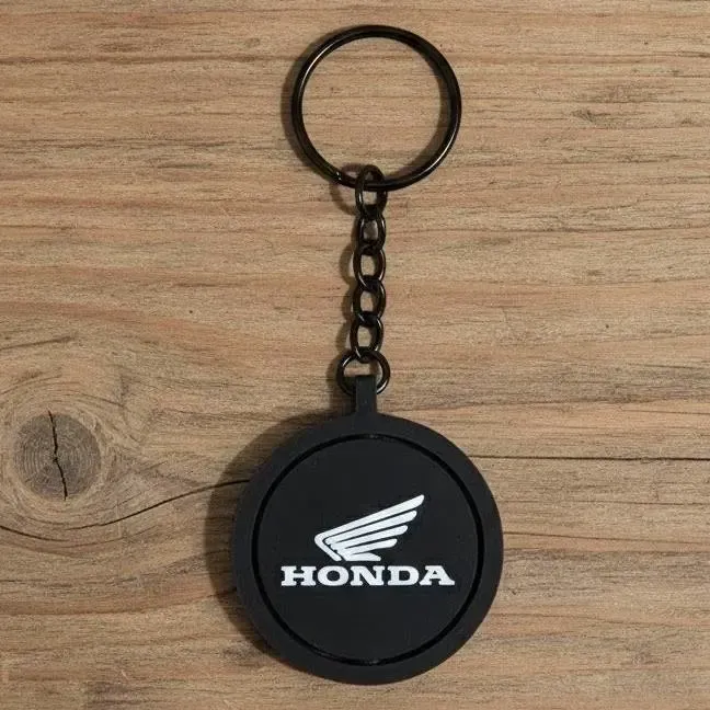 Honda Motorbikes Spinning Emblem Keychain
