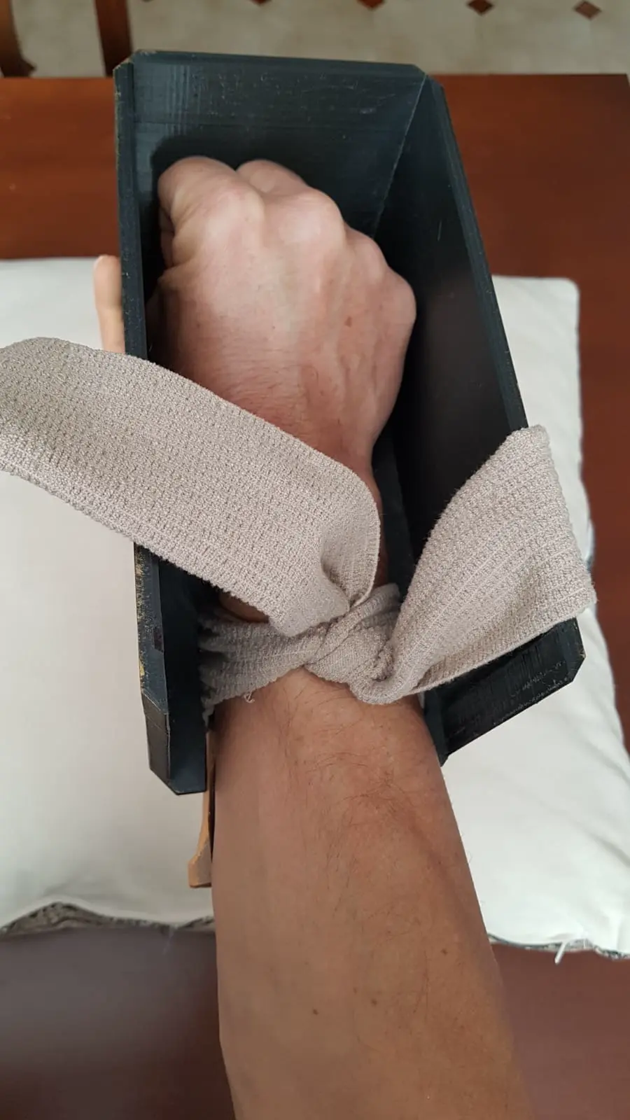 Hand in the box
