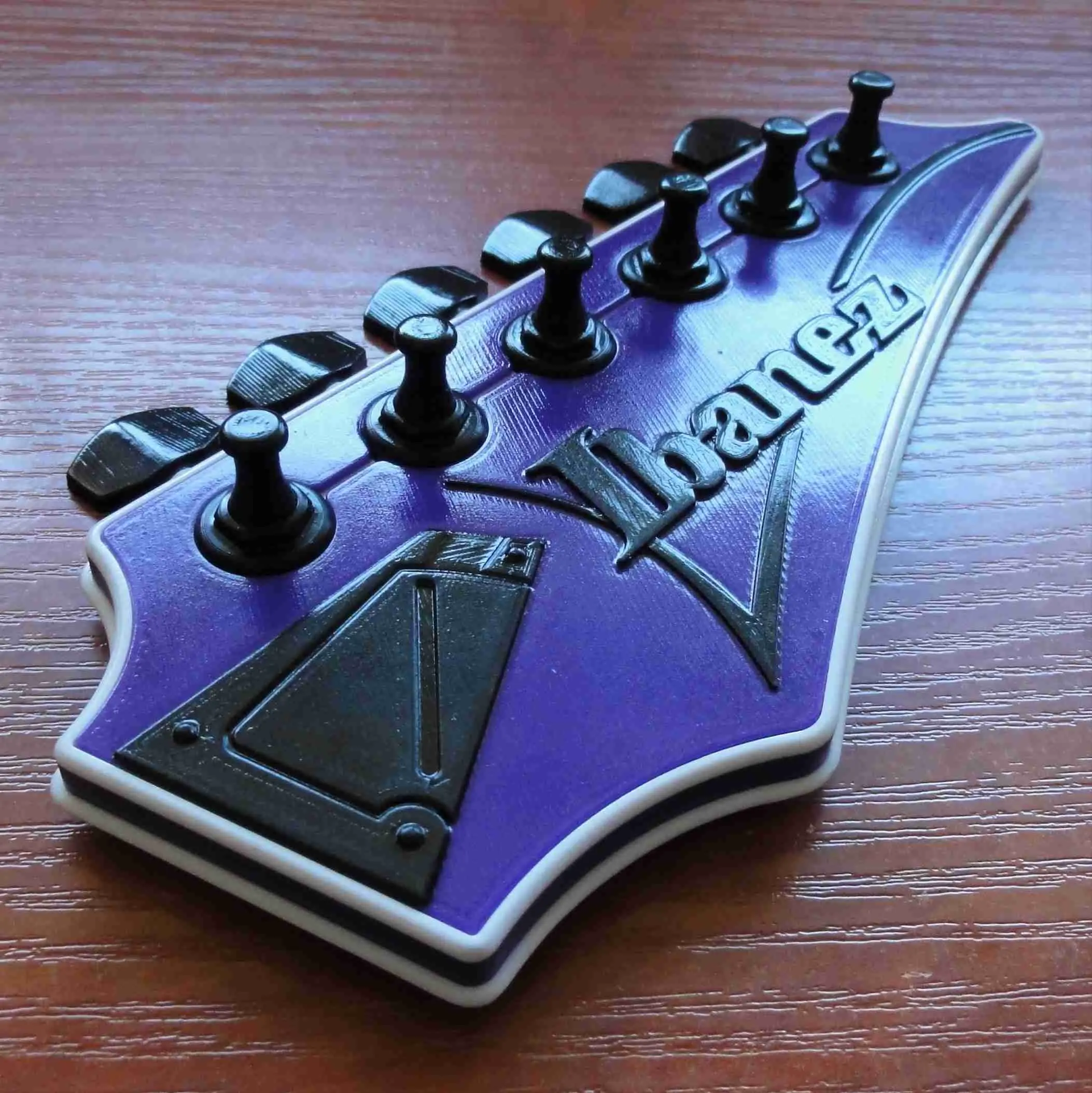 IBANEZ GUITAR HEADSTOCK - KEY HANGER / WALL ART