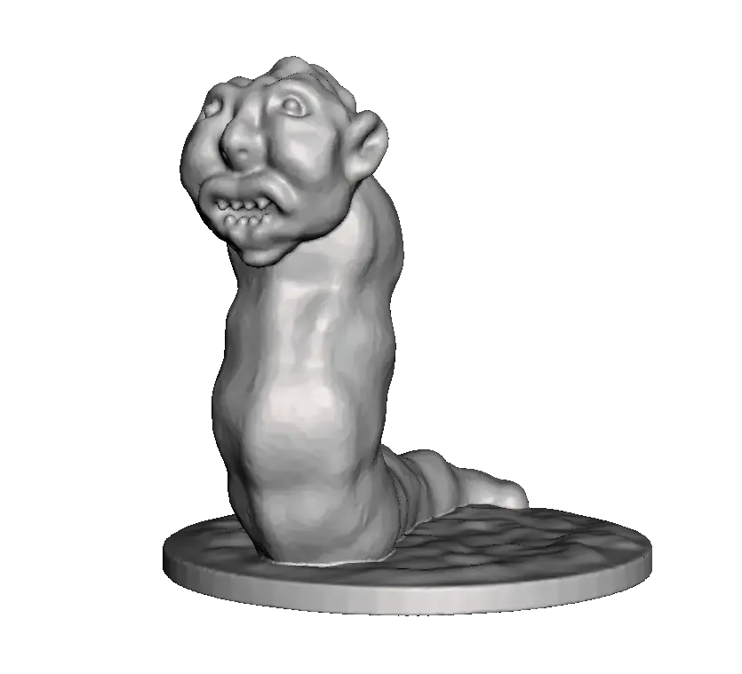 Scheming Nagowiz (scifi/mutant/fantasy monster miniature)