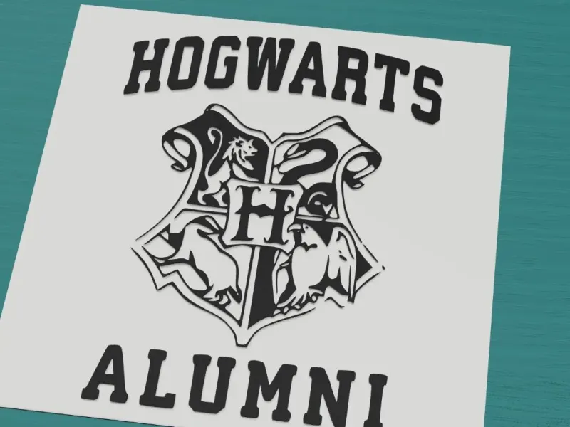 Hogwarts Alumni Harry Potter crest