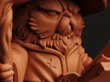 The Wizard Cat Statue | Sorcerer Kitten with Staff | Fantasy-5