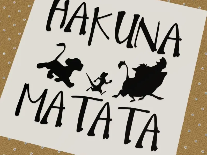 Hakuna Matata Timon and Pumba