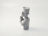 Bart Simpson Bust Cartoon Character 3D Printable-1
