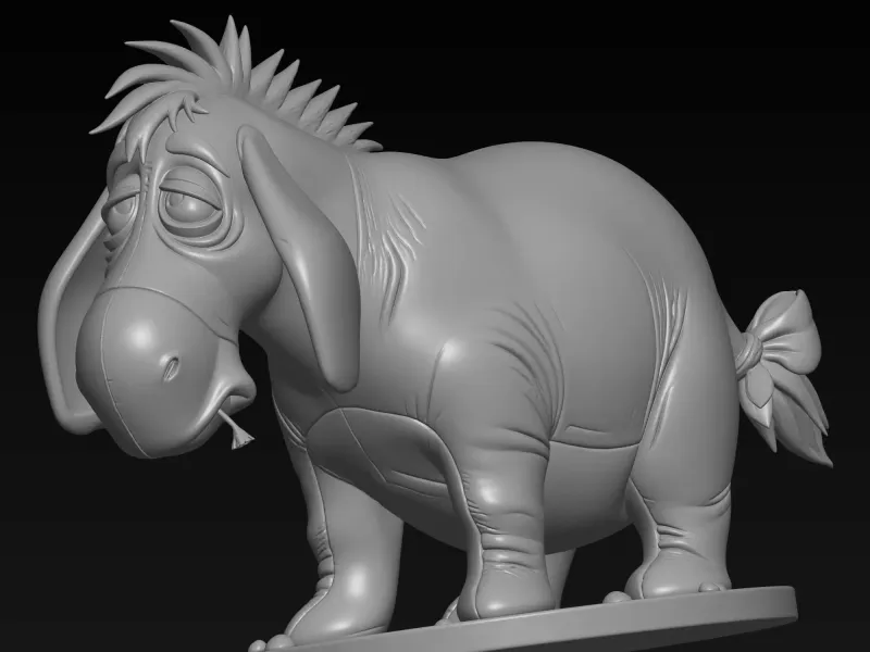 cartoon eeyore figure