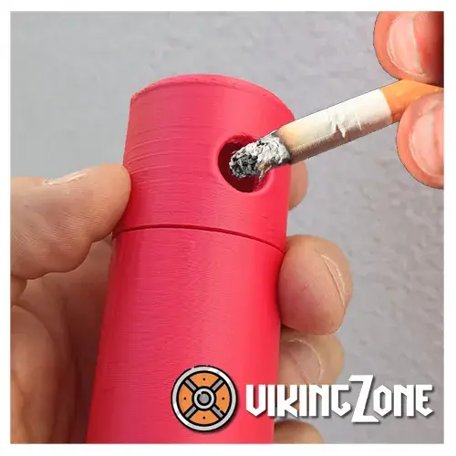 Portable 3D-Printed Ashtray for Cigarette Butts ♻️