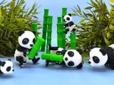 磁石内蔵パンダ＋竹の小屋-8