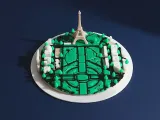 Paris and Eiffel Tower 3D Map-1