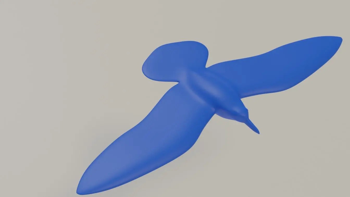 Seagull simple 3d print
