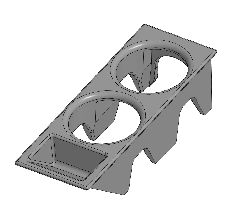 Audi 80 (B3 / B4) Center Console Cup Holder & Coin Tray