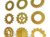 Industrial Gear Collection – Mechanical Cogwheel Set – CNC-2