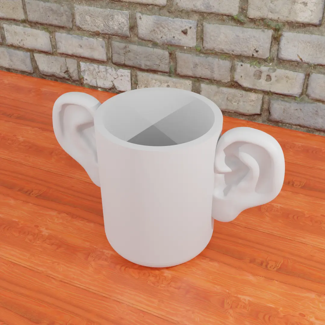 pencil holder with ears