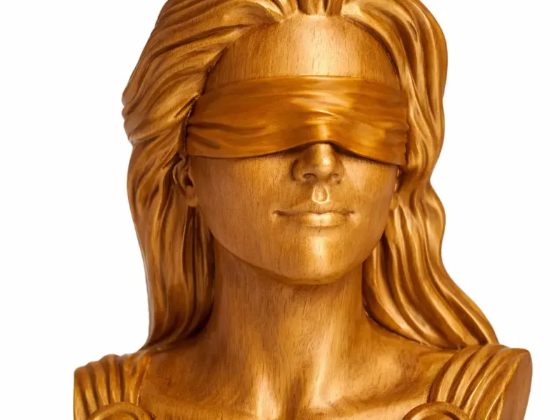 Lady Justice bust